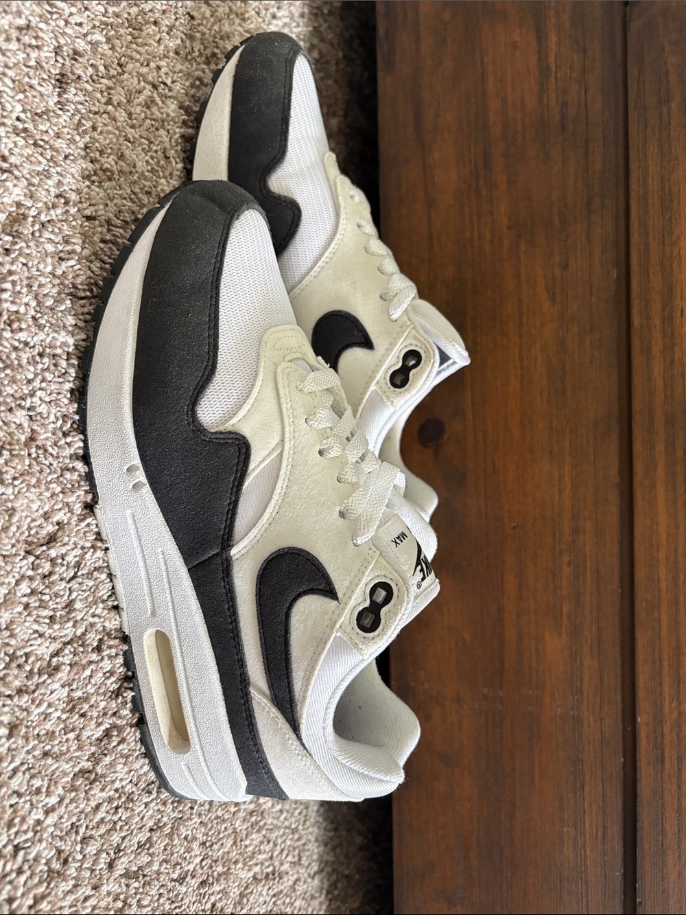 Nike Athletic Sneakers in White and Black
